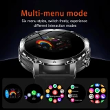 Smartwatch Microwear AK106 - Black Steel