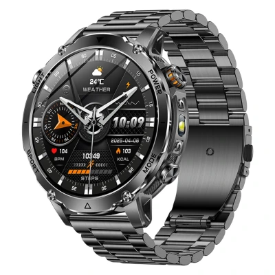 Smartwatch Microwear AK106 - Black Steel