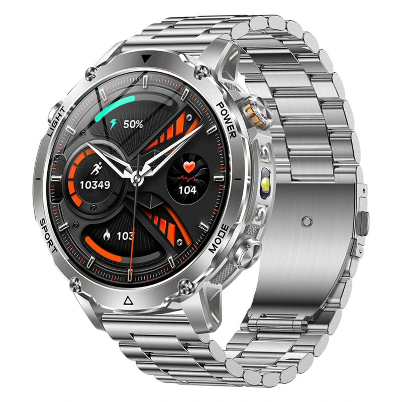 Smartwatch Microwear AK106 - Silver Steel
