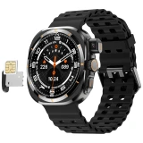 Smartwatch Microwear BW8 2G SIM CARD - Black Silicone