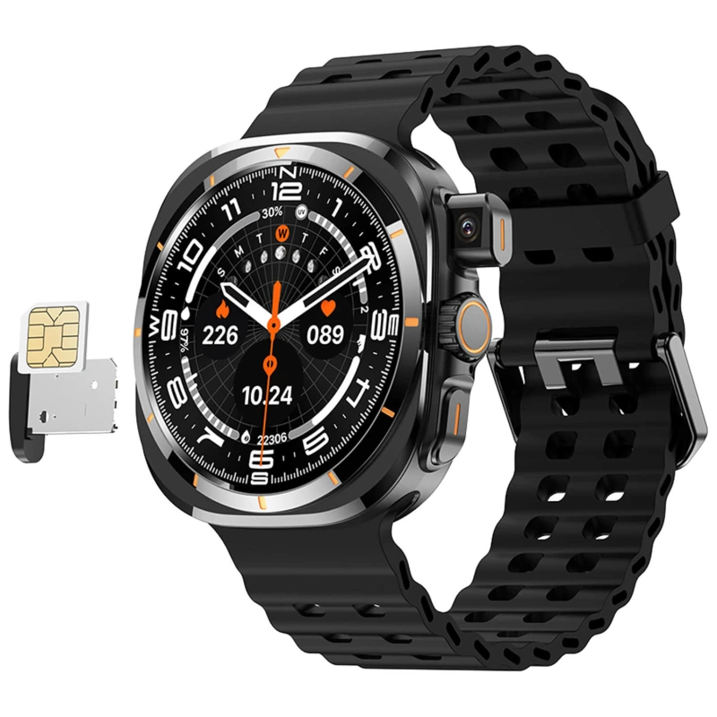 Smartwatch Microwear BW8 2G SIM CARD - Orange Silicone