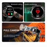 Smartwatch Microwear BW8 2G SIM CARD - Black Silicone
