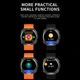 Smartwatch Microwear BW8 2G SIM CARD - Black Silicone