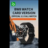 Smartwatch Microwear BW8 2G SIM CARD - Black Silicone