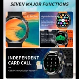 Smartwatch Microwear BW8 2G SIM CARD - Black Silicone