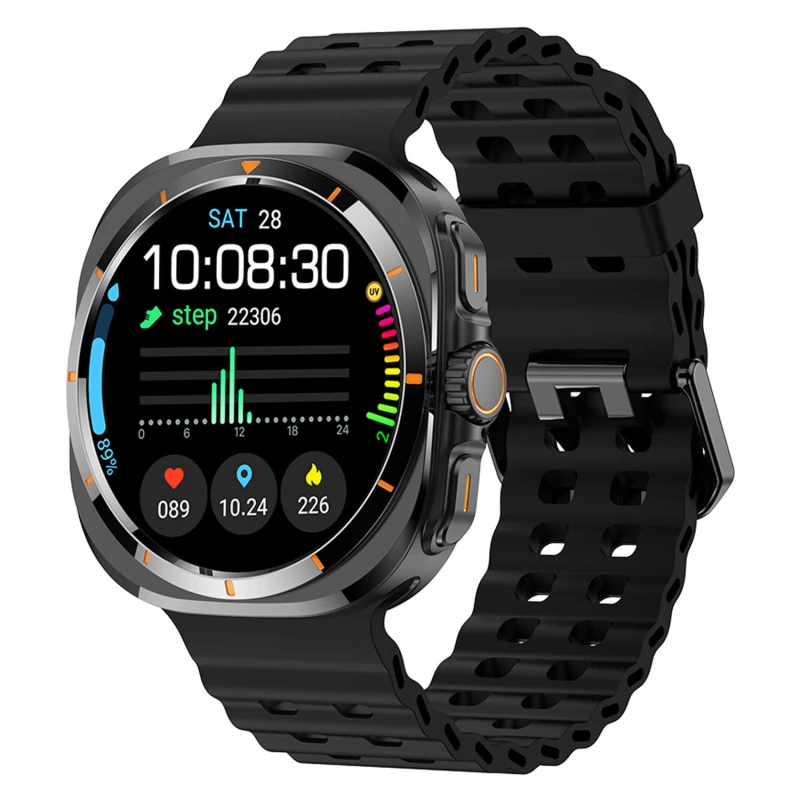 Smartwatch Microwear BW8 2G SIM CARD - Black Silicone