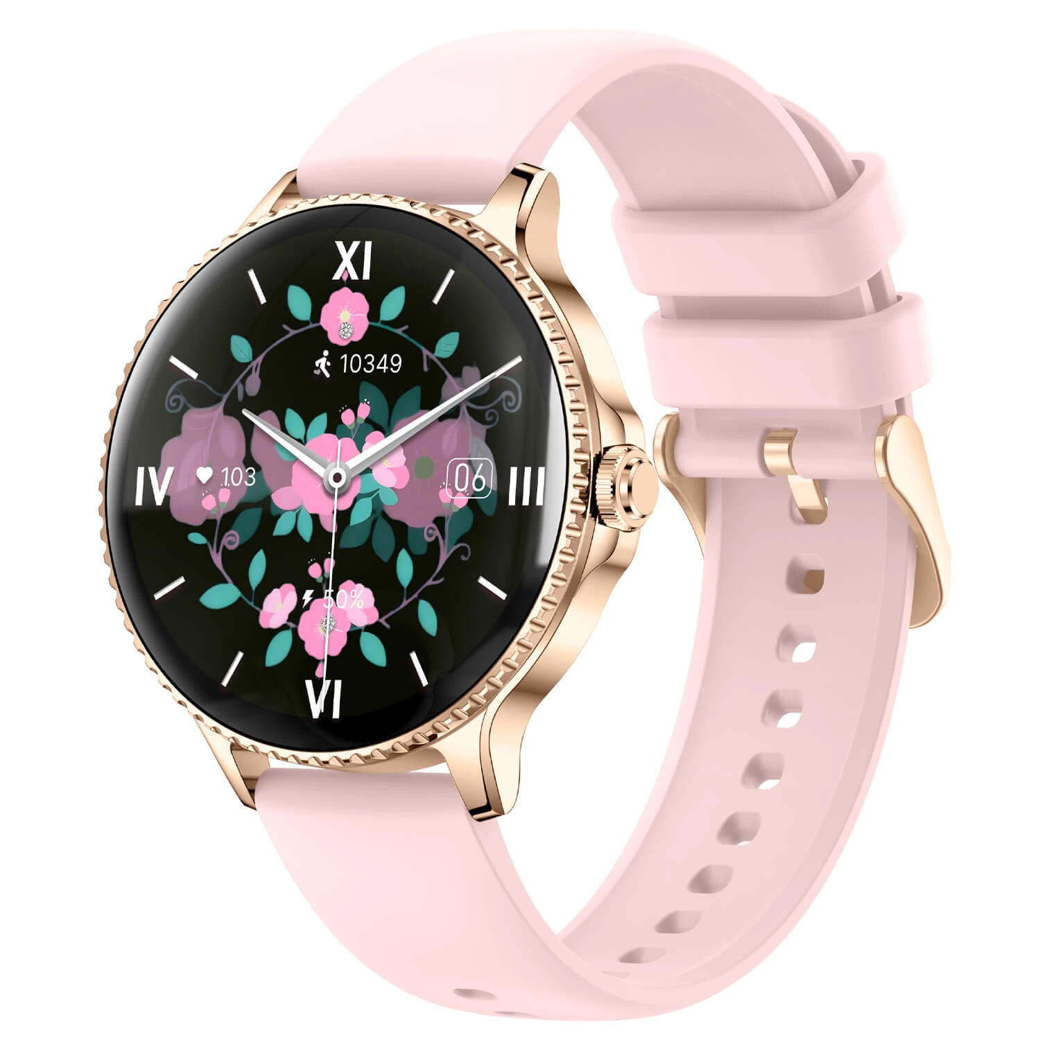 Smartwatch AK108 Microwear - Gold Steel