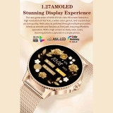 Smartwatch AK108 Microwear - Gold Steel