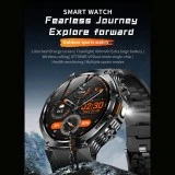 Smartwatch Microwear AK82 - Silver Steel
