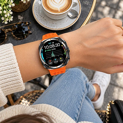 Smartwatch Microwear BW8 2G SIM CARD - Orange Silicone