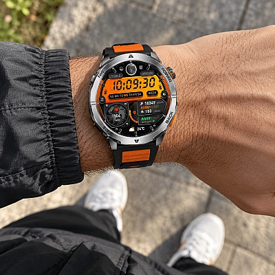 Smartwatch Microwear MT68 - Grey Silicone