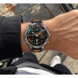 Smartwatch Microwear AK106 - Black Orange Silicone