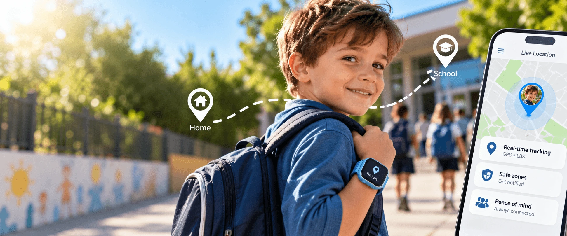 GPS και LBS σε παιδικά smartwatch - εντοπισμός θέσης και ασφάλεια