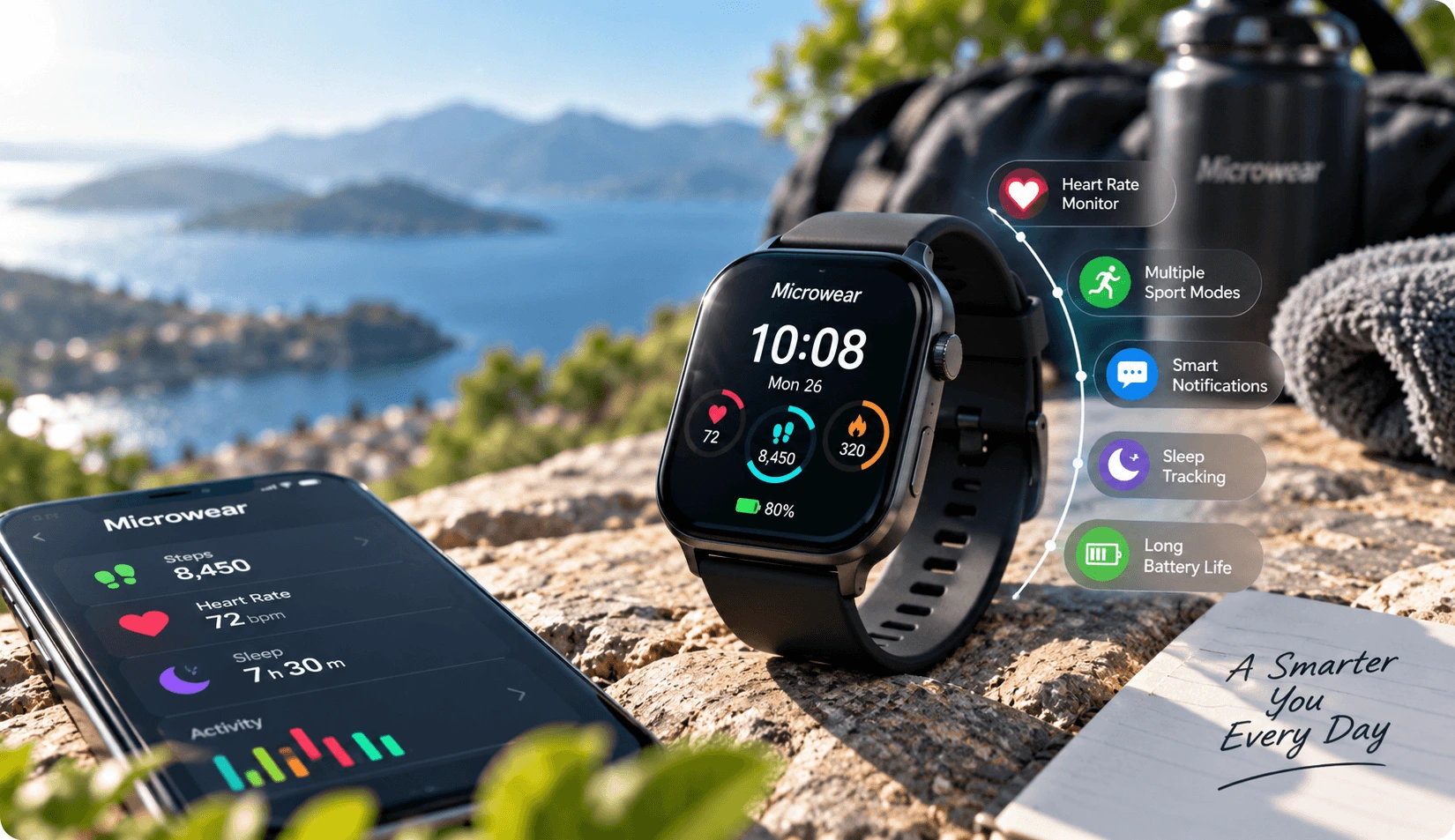 Microwear Smartwatch - τεχνολογία, design και καθημερινή χρήση