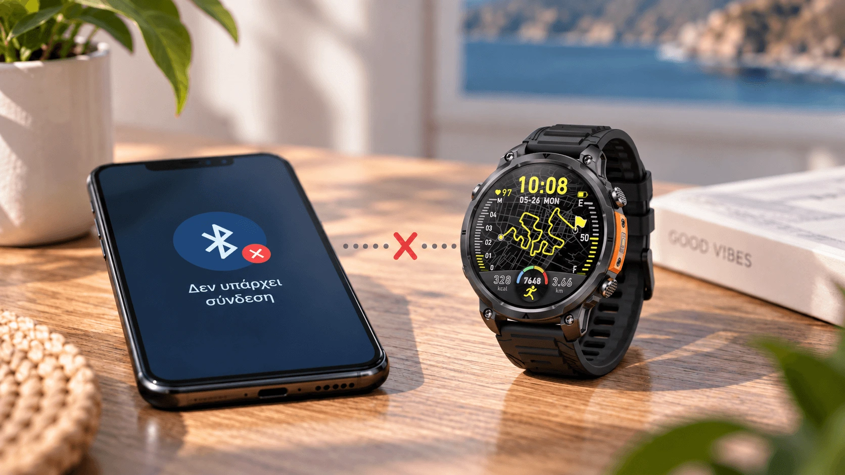 Γιατί αποσυνδέεται το smartwatch από το κινητό