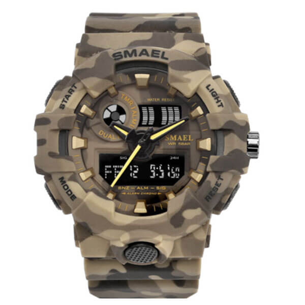 SMAEL 8001MC Sports Watch Dual Display - Camo Ανδρικά -> Ανδρικά Ρολόγια -> Ρολόγια Στρατιωτικά
